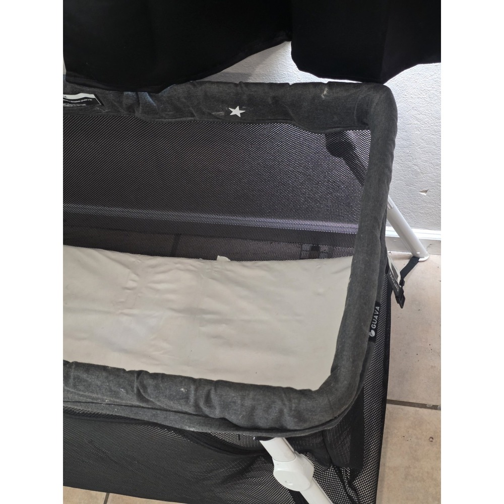 Guava Family Lotus Travel Crib with Backpack Carrier Lightweight Nearly New - Picture 10 of 16